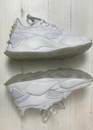 Кроссовки унисекс puma grs rs-x cnv running sneakers triple white,8 фото