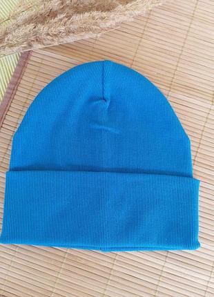 Дитячі шапочки на голову шапка дитяча рубчик осіння шапочка