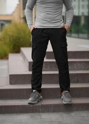 Удобные брюки на осень, s-3xl, синие и черные