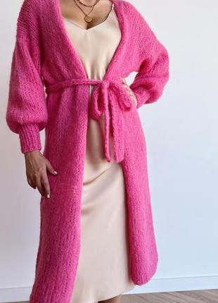 Яскравий кардиган з вовни альпака