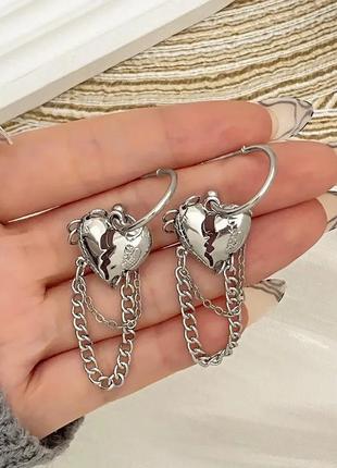 Серьги в корейском стиле