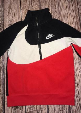 Флисовая кофта nike для мальчика 5-6 лет, 110-116 см2 фото