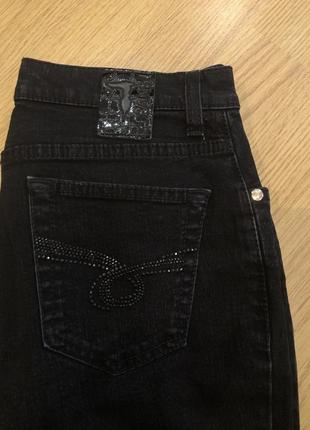 Trussardi jeans джинсы черные1 фото