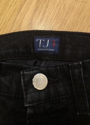 Trussardi jeans джинсы черные3 фото