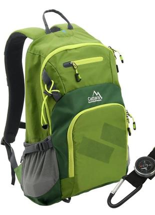 Рюкзак туристичний польовий зносостійкий для кемпінгу та туризму cattara 28l greenw 13858 зелений ve-33