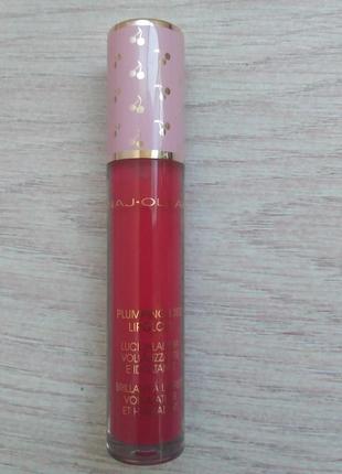 Увлажняющий блеск, придающий объем naj-oleari plumping kiss lipgloss 09 raspberry red