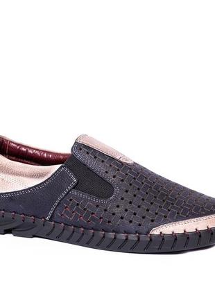 Мокасины rifellini синие с бежевым 40 и 41 размеры