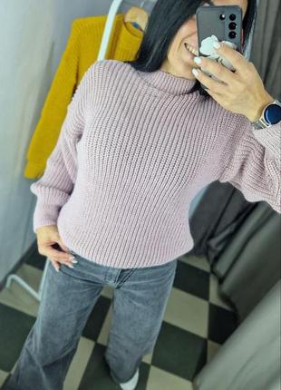 Базовый женский 
 свитер однотон

в самых сочных осенних расцветках.6 фото