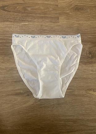 Шикарні, базові, трусики, котонові, білого кольору, від бренду: sloggi 👌