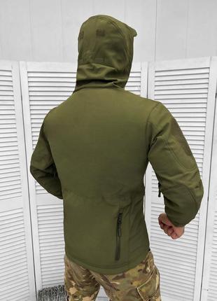 Тактична куртка softshell олива3 фото