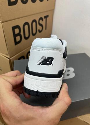Женские кроссовки new balance 550 white black9 фото
