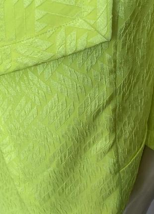 Лимонный нарядный костюм /xs / brend jones8 фото