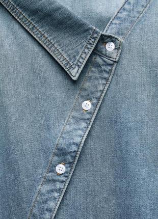 Рубашка джинсовая женский zara3 фото