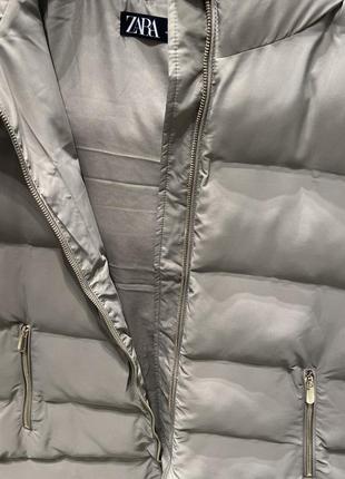 Длинная жилетка женская zara