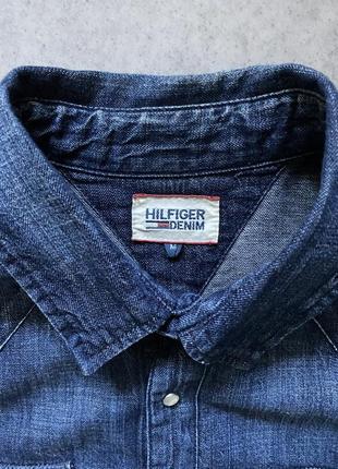 Рубашка джинсова tommy hilfiger. розмір m.
