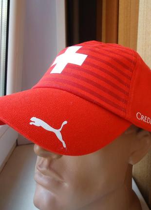 Кепка бейсболка  puma swiss national football оригинал новая2 фото