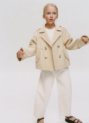 Тренч|пальто дитячий zara