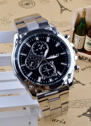 Чоловічий наручний годинник v8 у стилі armani