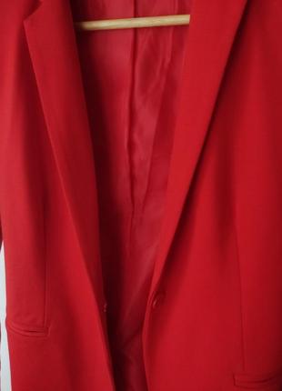 Піджак червоний /красный пиджак2 фото