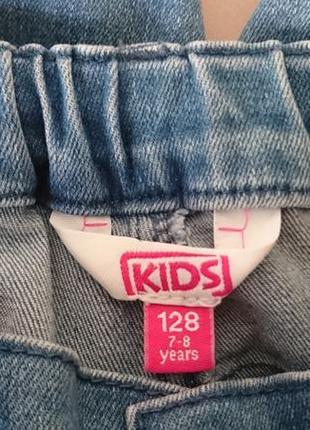 Джинсы с вышивкой kids 7-8л5 фото
