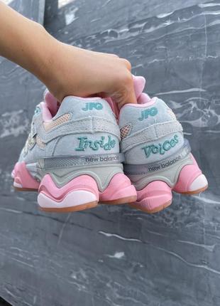 Кросівки new balance 9060 joe freshgoods inside voices baby shower blue3 фото