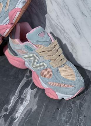 Кросівки new balance 9060 joe freshgoods inside voices baby shower blue5 фото