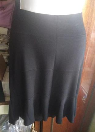 Черная юбка трикотажная год marks&amp;spencer Парк612 укр 46-48