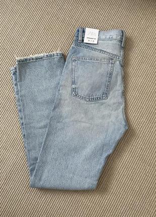 Идеальные прямые джинсы zara с высокой посадкой оригинал3 фото