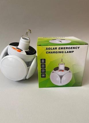 Фонарь, лампа лепестки на аккумуляторе с солнечной батареей bl 2029 usb