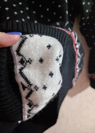 Очень теплый свитер мужской полушерстяной р.46 м