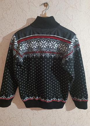 Очень теплый свитер мужской полушерстяной р.46 м