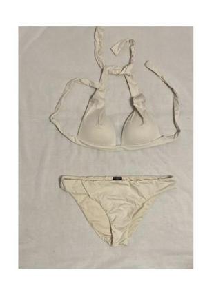 Calzedonia великолепный раздельный купальник кремового оттенка