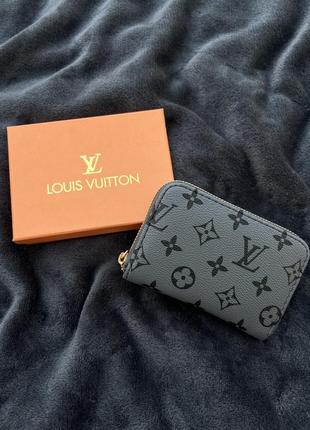 Стильний гаманець louis vuitton сірий