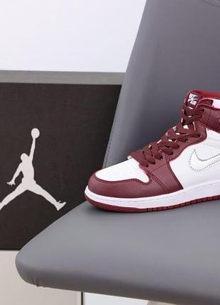 Nike air jordan 1 кроссовки5 фото