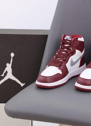 Nike air jordan 1 кроссовки7 фото