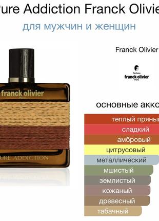 Franck olivier pure addiction, edp, 1 ml, оригинал 100%!!! делюсь!9 фото