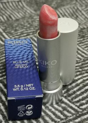 Бальзам для губ blue me waving lip balm kiko milano