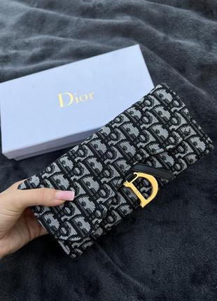 Стильний гаманець dior чорний