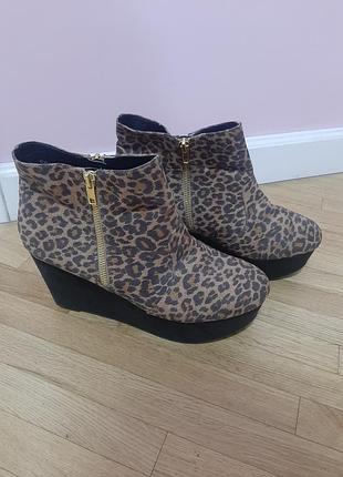 Черевички леопардові river island