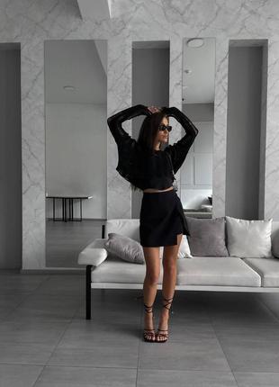 Юбка в длине мини5 фото