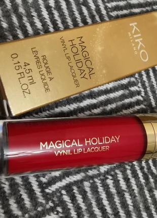 Жидкая помада magical holidays vynil lip lacquer #052 фото