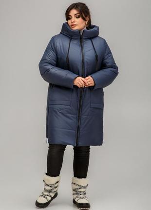 Демисезонное пальто прямого силуэта из плащевой ткани2 фото