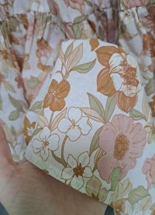 Сукня бандо в квітковий принт3 фото