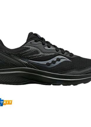 Черные мужские беговые кроссовки saucony cohesion 16 ( 20781-35 all black)