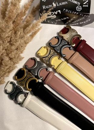 Ремень женский пудра 3см кожа + коробка, женский ремень кожаный ремень женский 3см в...