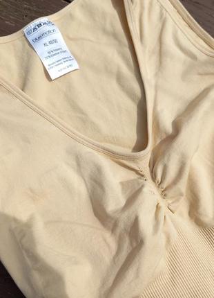 14-16 blue motion утягивающая бесшовная моделирующая майка корректирующая гладкая...