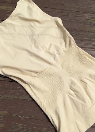 14-16 blue motion утягивающая бесшовная моделирующая майка корректирующая гладкая...