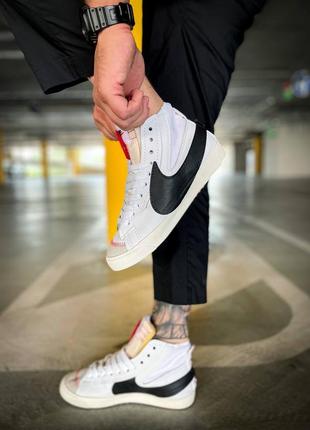 Кроссовки в стиле nike blazer mid3 фото