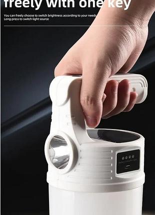 Солнечный водонепроницаемый кемпинговый фонарь usb перезаряжаемый аварийный ручной фонарь mx-519 outdoor 42led