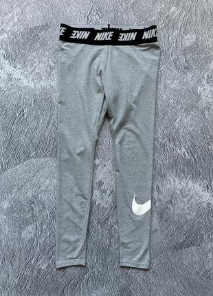 Круті, оригінальні спортивні лосіни nike gray women’s